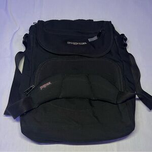 JanSport vintage black messenger bag